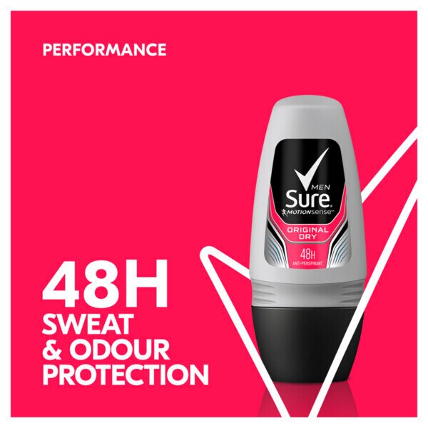 Sure Men Original Dry Deodorant Roll On 50ml GOODS Superdrug   