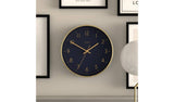 Jones Clocks gold wall clock 30cm, UK version
