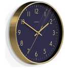 Jones Clocks gold wall clock 30cm, UK version