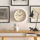 Jones wall clock Kiwi Brown 30cm, UK version