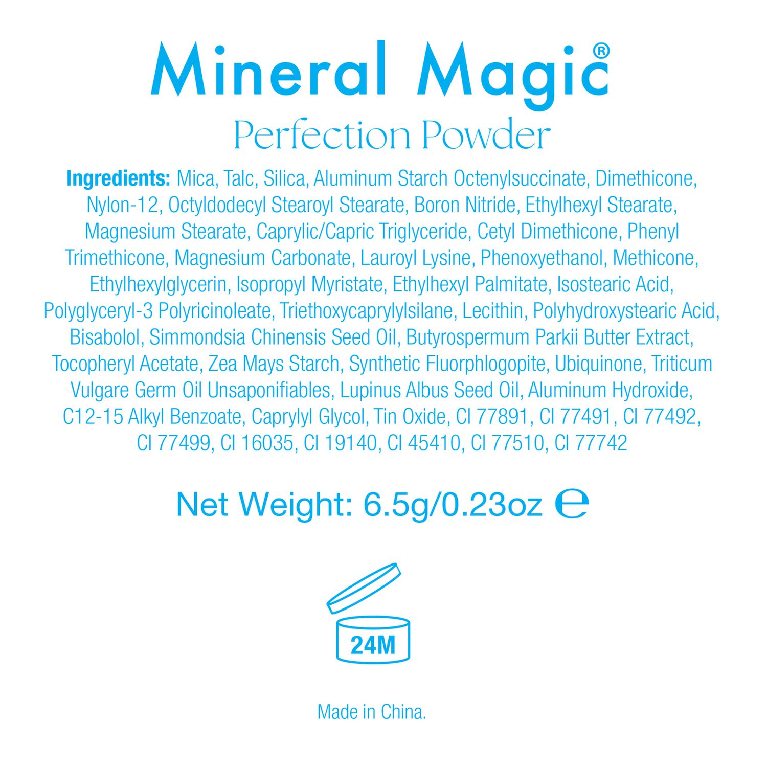 JML Mineral Magic Perfection Powder Almond 80g (British brand)