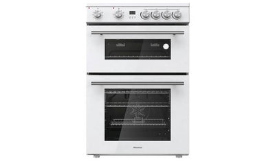 Hisense 60cm Double Oven Electric Cooker White