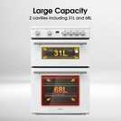 Hisense electric cooker white 60cm, UK version