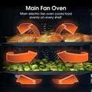 Hisense electric cooker white 60cm, UK version