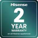 Hisense electric cooker white 60cm, UK version