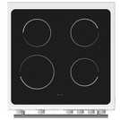 Hisense 60cm double oven electric cooker in white, UK version