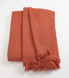Habitat cotton throw terracotta 150x200cm, UK version