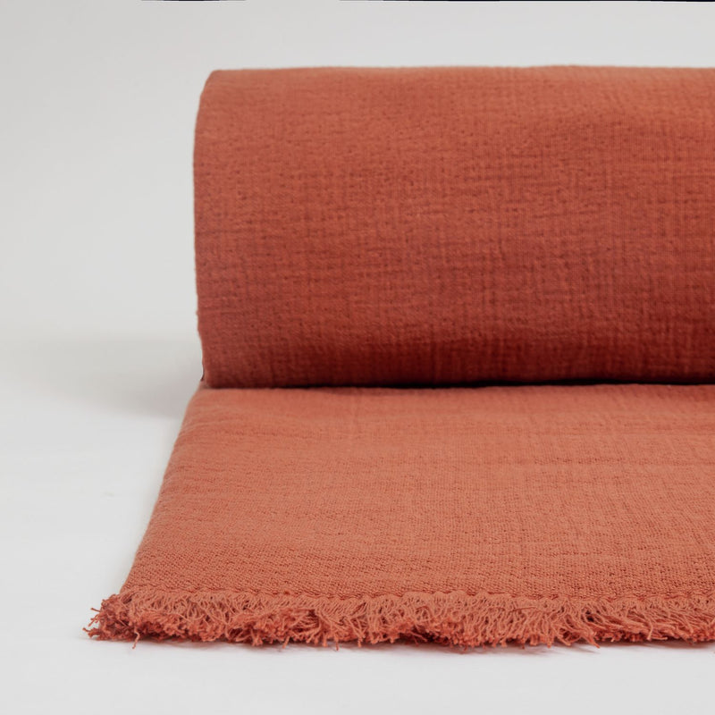 Habitat cotton throw terracotta 150x200cm, UK version