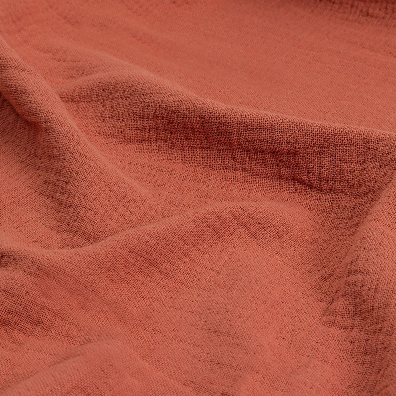 Habitat cotton throw terracotta 150x200cm, UK version