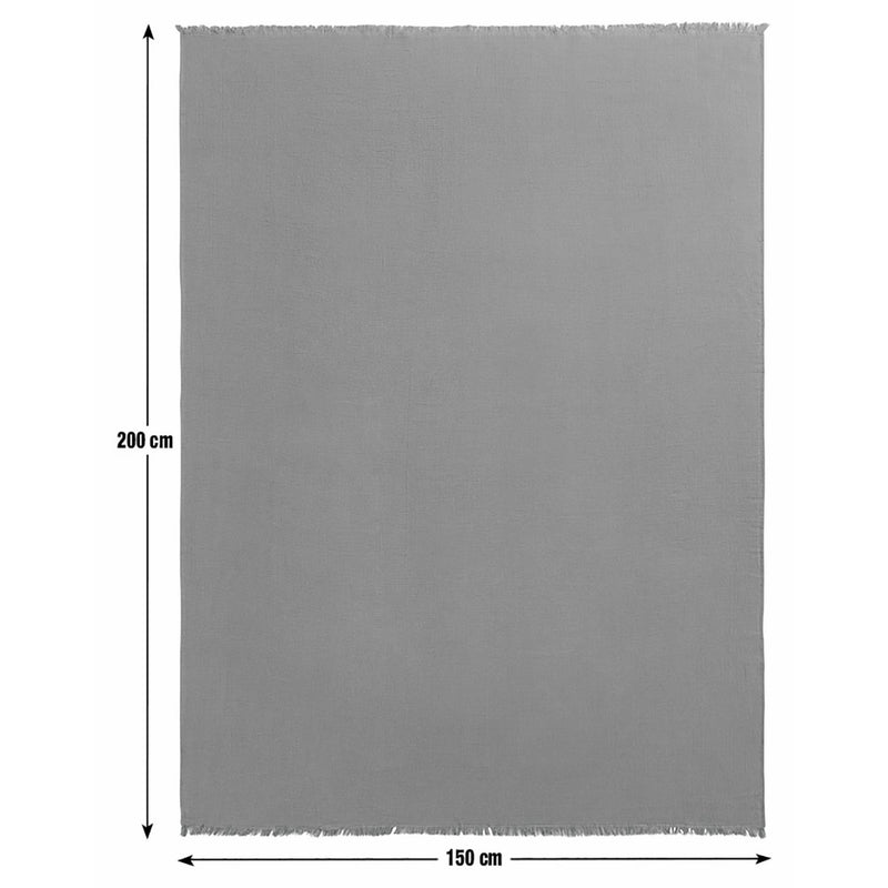 Habitat cotton throw terracotta 150x200cm, UK version