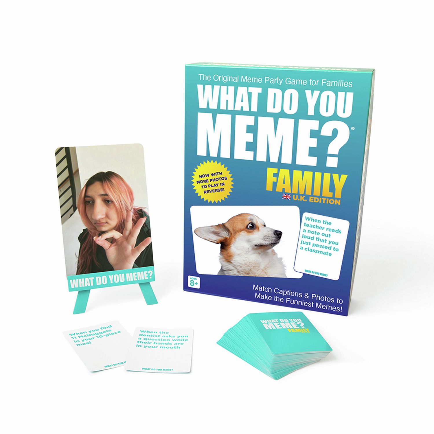 What Do You Meme? Family Edition card game (British brand)