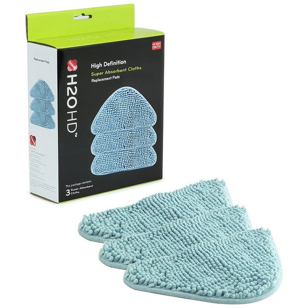 H2O HD super absorbent coral cloths pack of 3, imported from the UK