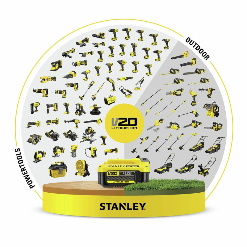 Stanley Fatmax V20 2Ah 18V lithium-ion battery (British brand)