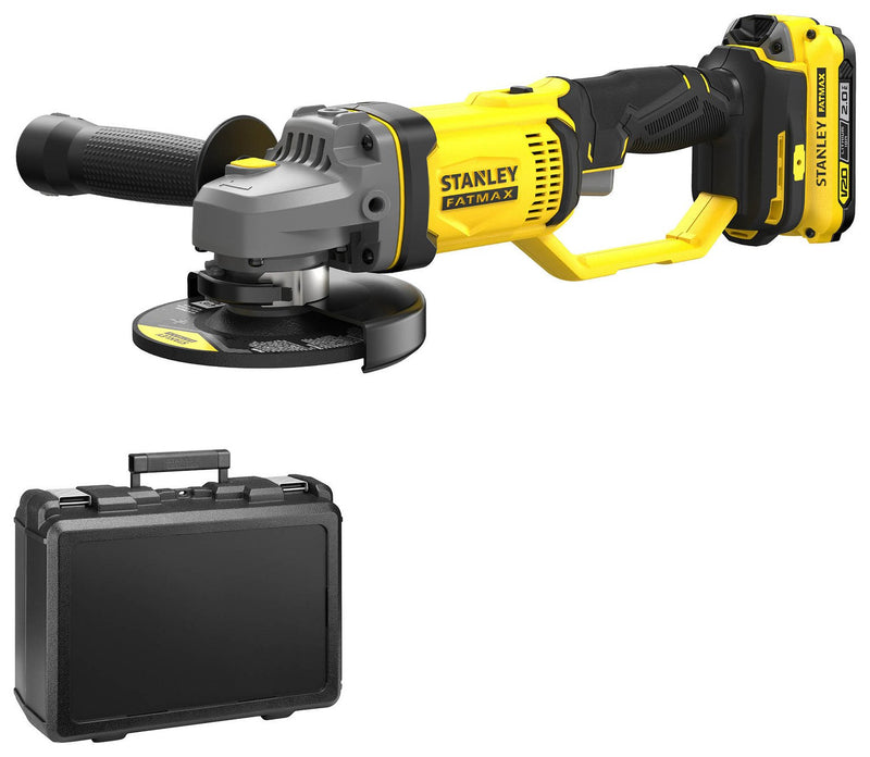 Stanley cordless angle grinder 2Ah V20 125mm (British brand)