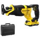 Stanley Fatmax V20 18V reciprocating saw with 2Ah battery (British brand)