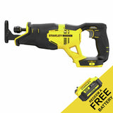 Stanley Fatmax V20 18V reciprocating saw with 2Ah battery (British brand)