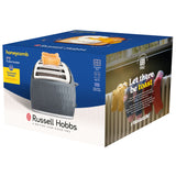Russell Hobbs Honeycomb 4 slice toaster grey (British brand)