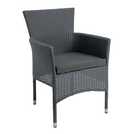 Argos Home grey 6-seater rattan effect patio set - British product