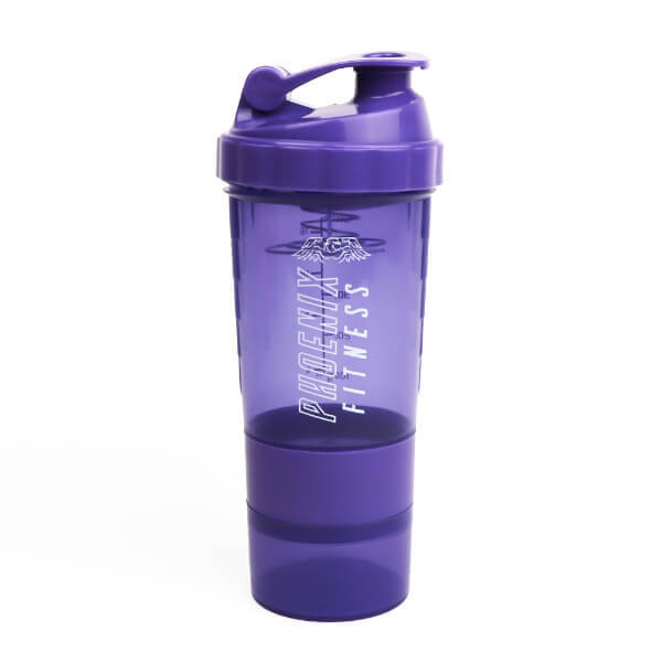 Phoenix Fitness Compartment Shaker Bottle Pink