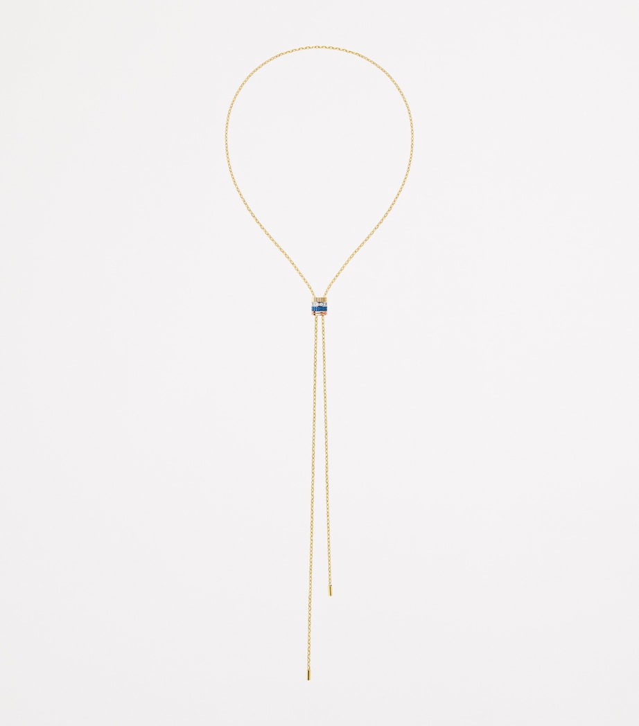 Boucheron Quatre Blue Edition necklace with diamonds (British brand)