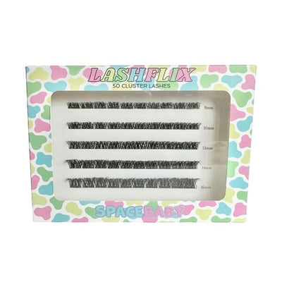 Superdrug Space Baby Lashflix Cluster Lashes 50 - Faux Mink False Eyelashes- Buy online at McGrocer
