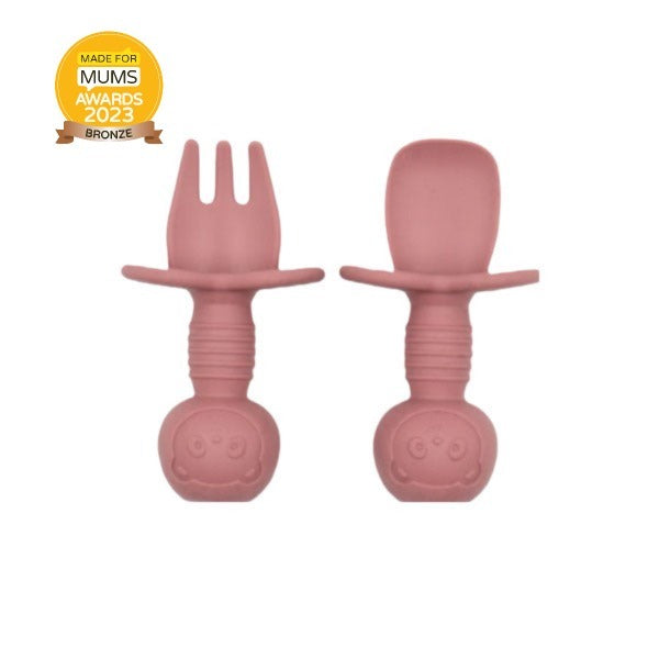 BLW Essentials silicone training cutlery set - British product