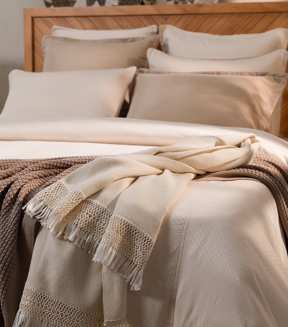 Hamam 100% alpaca wool throw 130cm x 180cm, imported from the UK