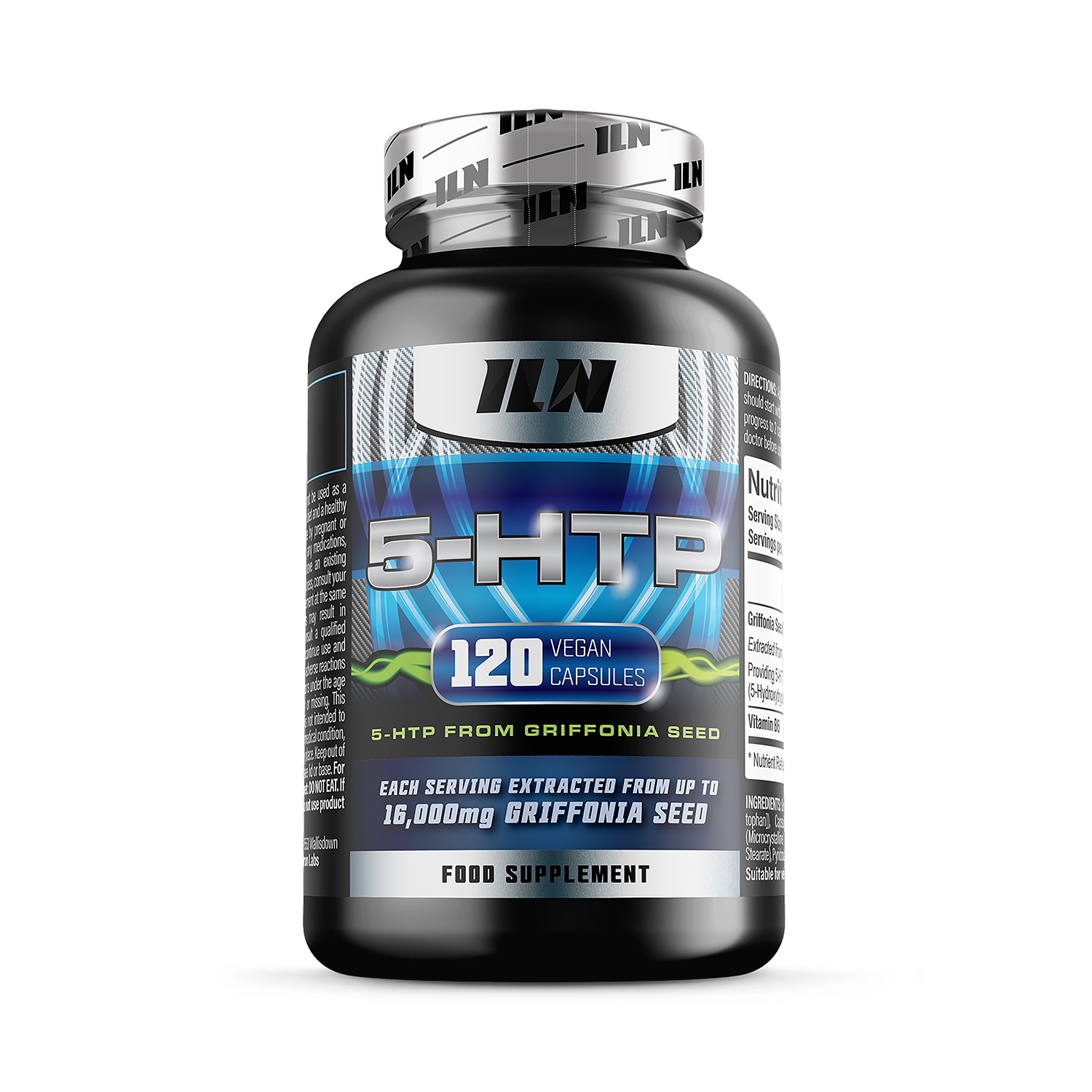 5HTP Capsules high strength 200mg 120 vegan capsules (British brand)