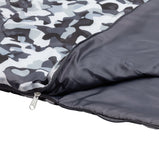 Pro Action sleeping bag in Grey Camo size L180, imported from the UK