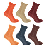 Non Elastic Boot Socks Pack Of 6 Women Size 4-8