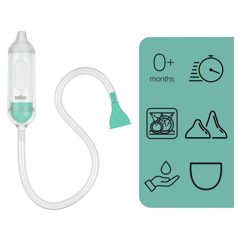 Braun manual nasal aspirator special pack with filters, UK version