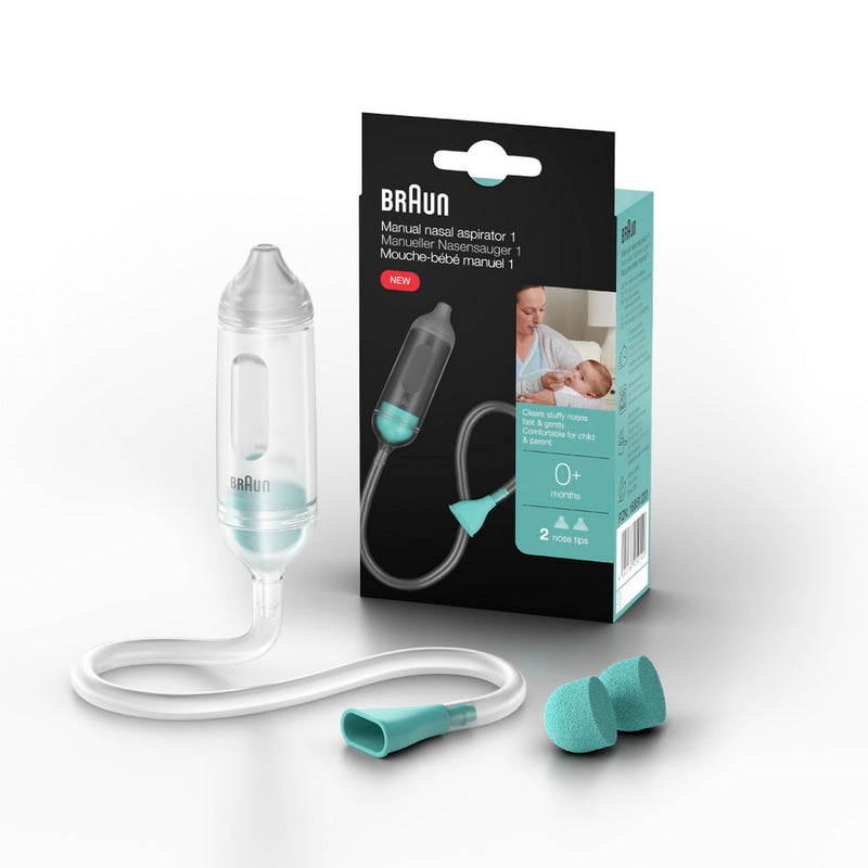 Braun manual nasal aspirator special pack with filters, UK version