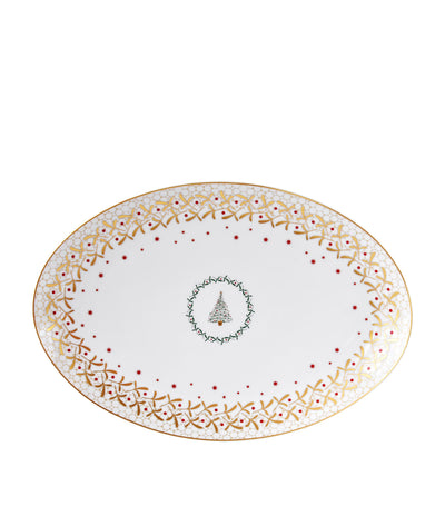 Harrods Bernardaud Noël ovalt fat 38 cm - Kjøp online hos McGrocer