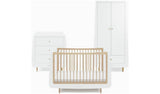 Snuzkot Skandi Cot Bed Nursery Furniture Set-White & Natural GOODS Argos