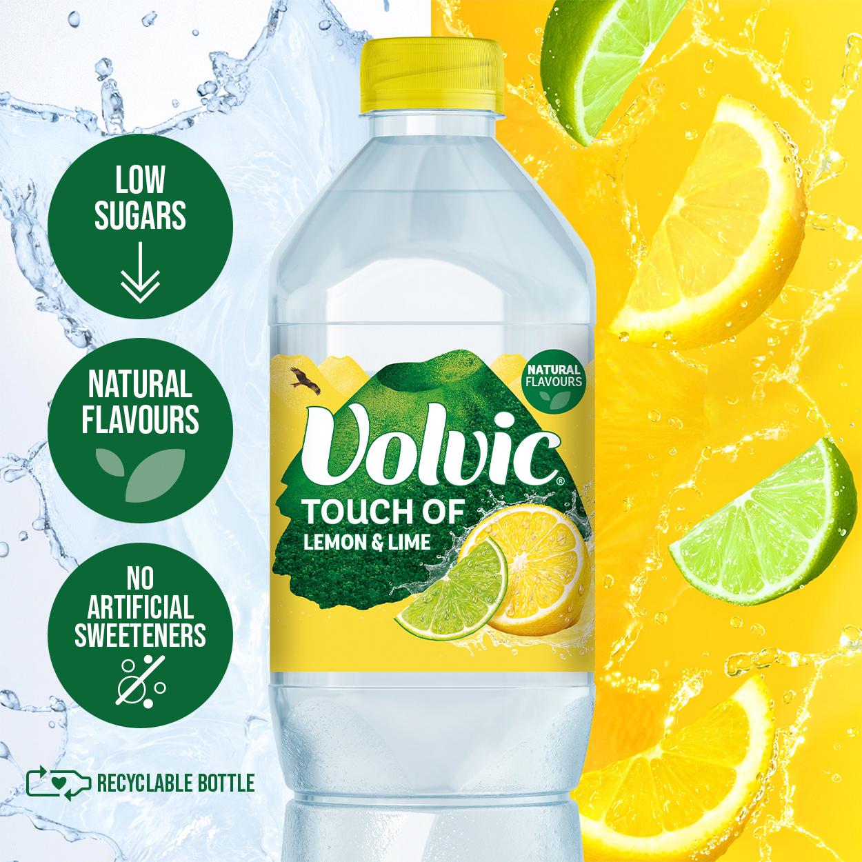 Volvic flavoured water Lemon & Lime 1.5L, UK version