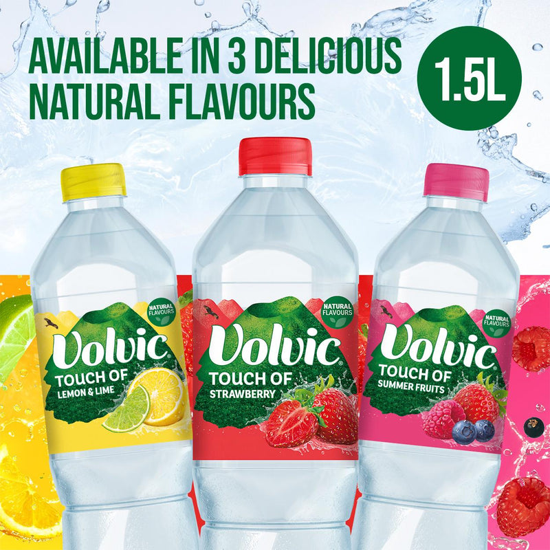 Volvic flavoured water Lemon & Lime 1.5L, UK version