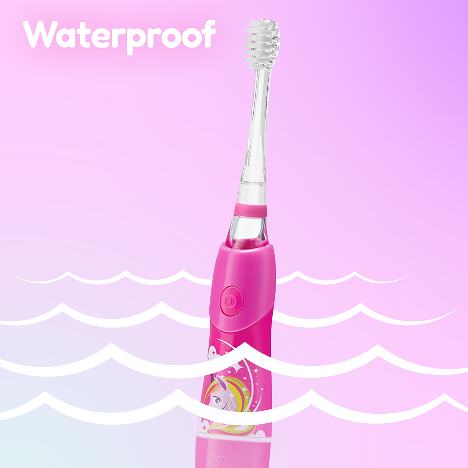 KidzSonic Unicorn electric toothbrush, imported from the UK