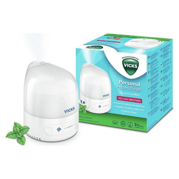 Vicks Ultrasonic Humidifier 0.7L (British brand)