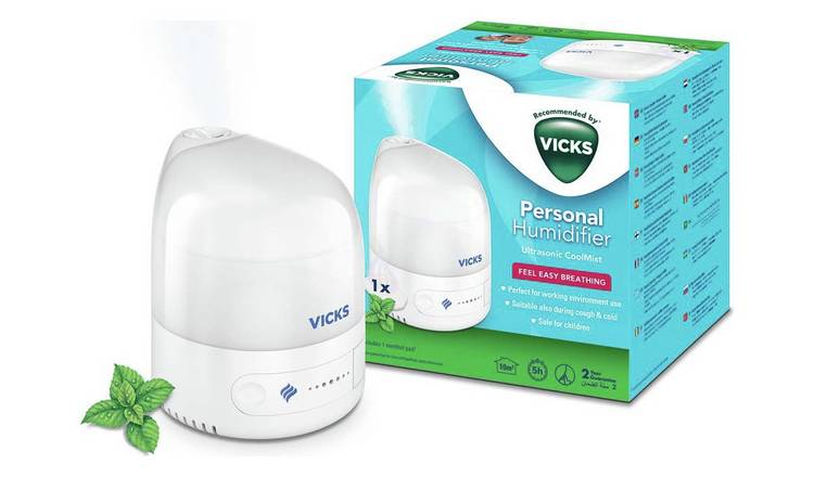 Vicks Ultrasonic Humidifier 0.7L (British brand)