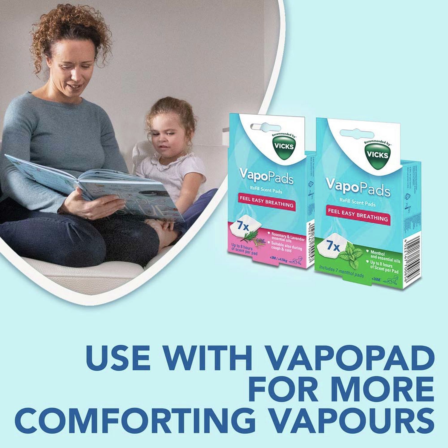 Vicks Ultrasonic Humidifier 0.7L (British brand)
