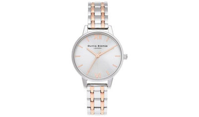 Argos Olivia Burton Silver Carnation Gold Bracelet Watch- Buy online at McGrocer