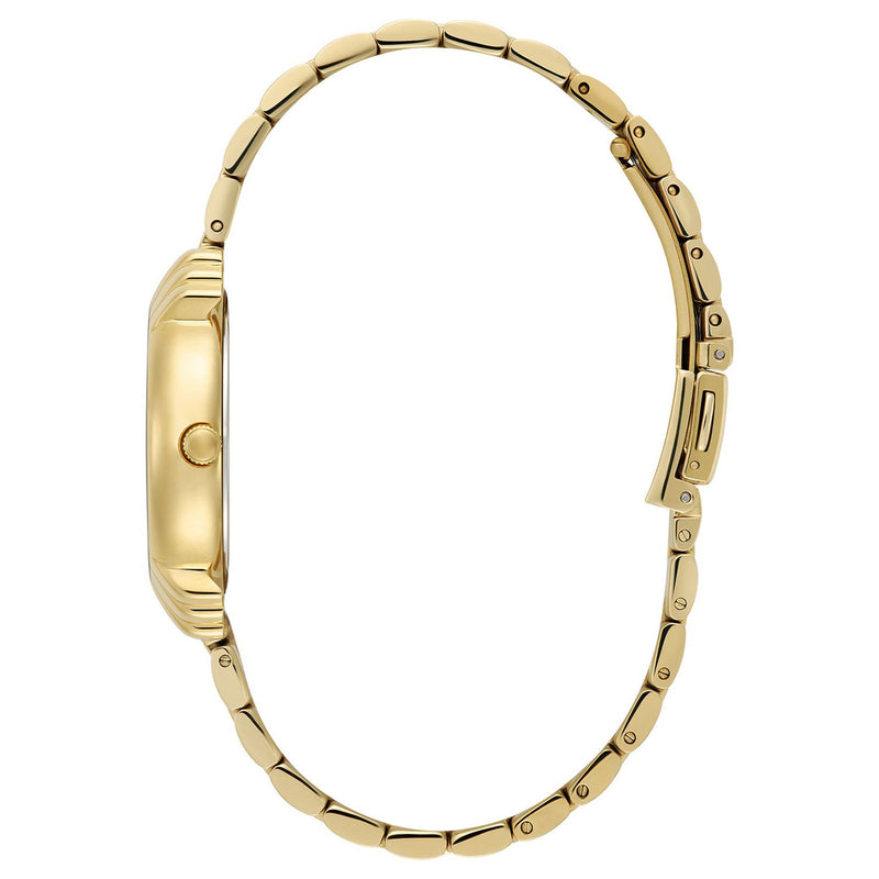 Olivia Burton Art Deco emerald gold watch, UK version