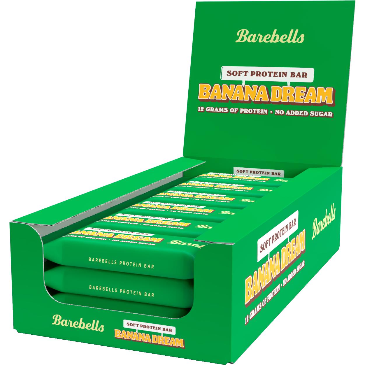 Barebells Banana Dream protein bar 40g - British product