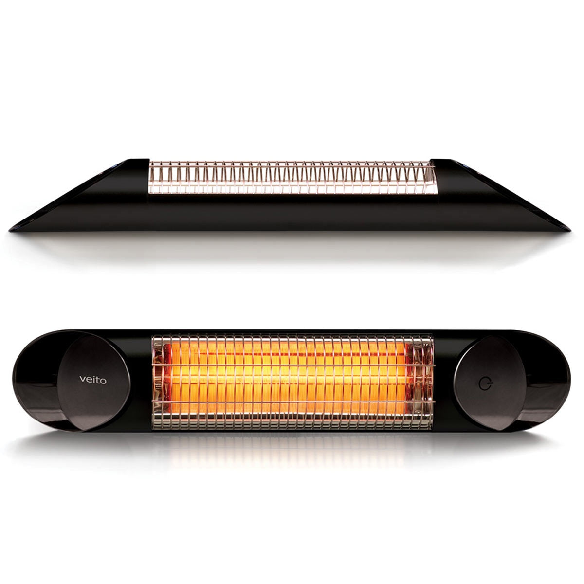 Veito Blade Mini carbon infrared heater black 1200W, UK version