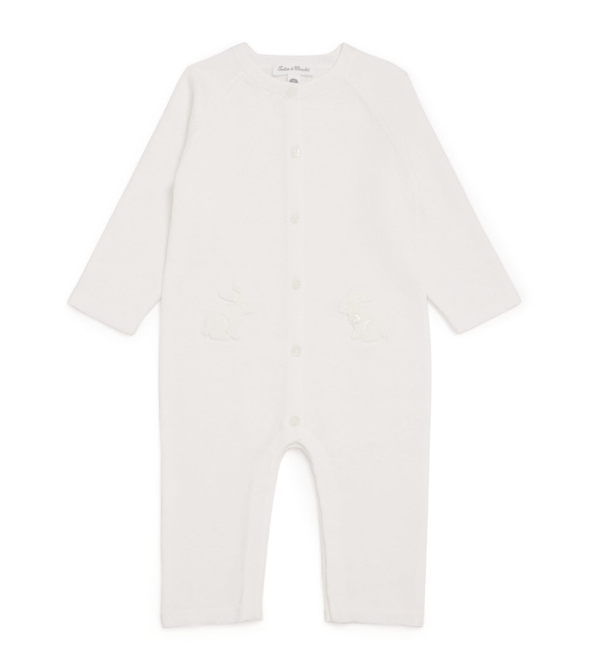 Tartine et Chocolat cotton rabbit jacquard baby playsuit 1-24 months (British brand)