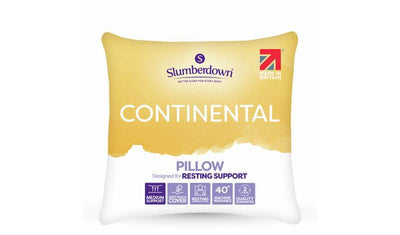Argos Slumberdown Continental Square Medium Pillow 65x65cm- Buy online at McGrocer