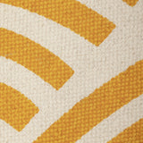 Habitat Global Swirl Yellow Cotton Flatweave Rug 120x170cm, UK version
