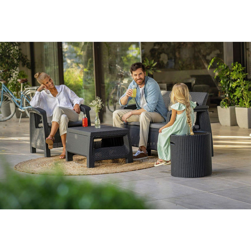 Keter cool stool dark grey 39L, UK version
