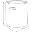 Keter cool stool dark grey 39L, UK version