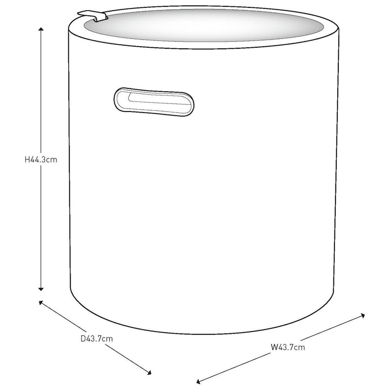 Keter cool stool dark grey 39L, UK version